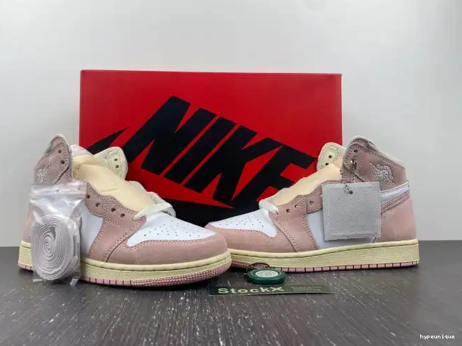HYPE Retro Air Pink Jordan High 1 (Women's) OG FD2596-600 Washed 0620